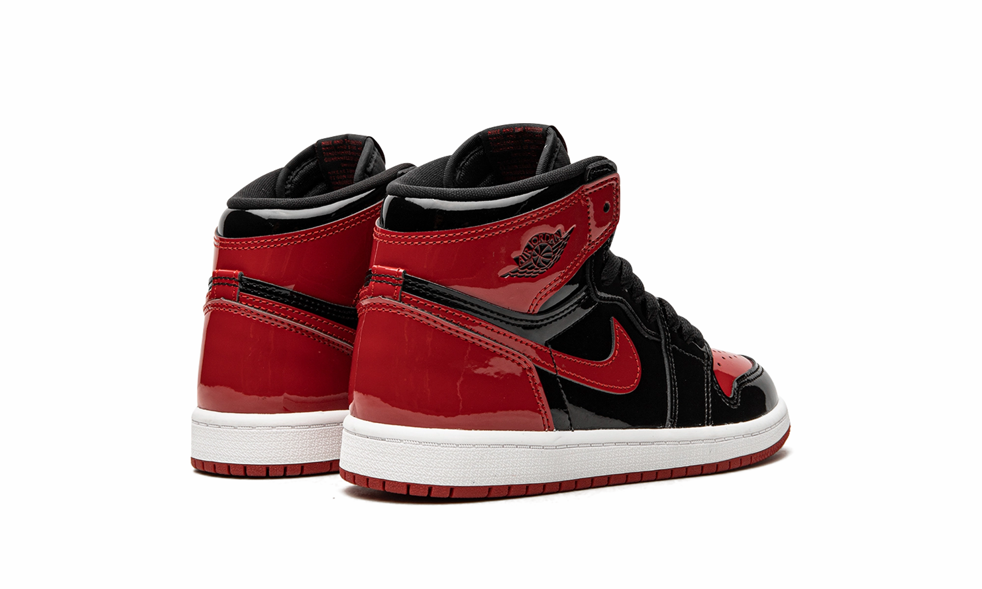 Air Jordan 1 Retro High OG PS "Bred Patent" Matte Finish Superior shock absorption