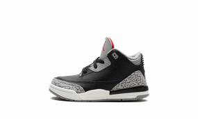 ground grip Air Jordan 3 TD "Black Cement"