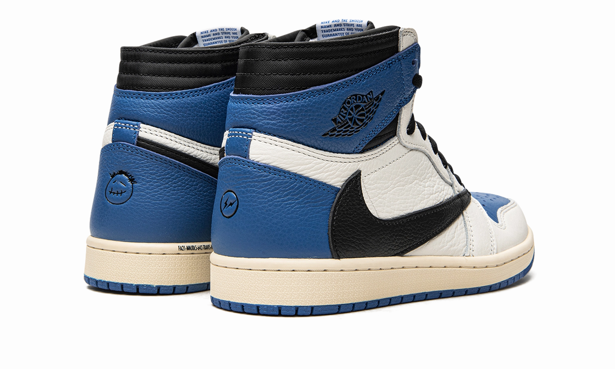 Stylish Silhouette Air Jordan 1 High OG SP "Travis Scott - Fragment"