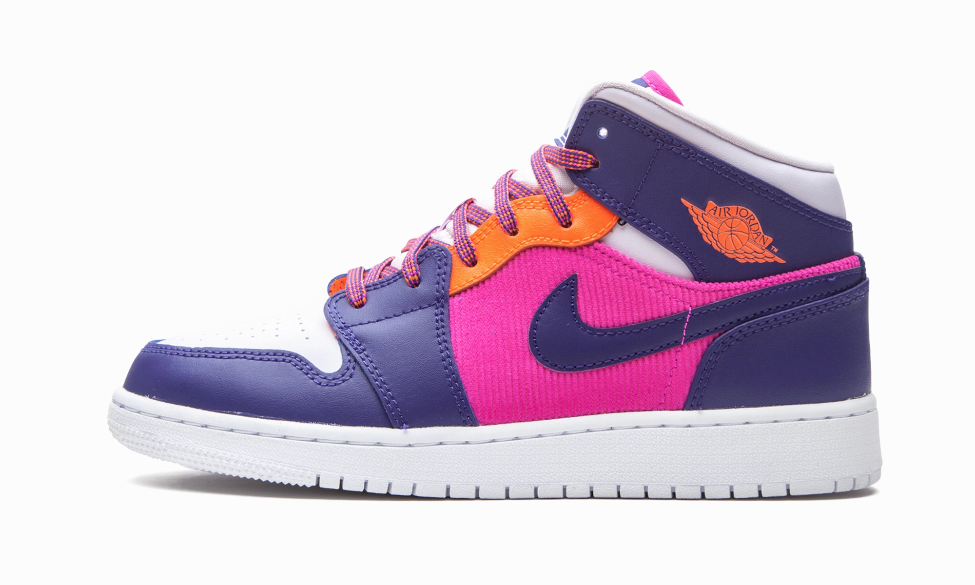 Air Jordan 1 Mid GS "Fire Pink" Core training Ultimate Cushion