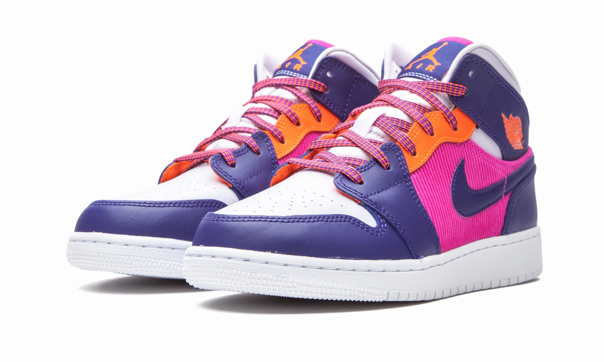 Classic Fit Motion Balance Air Jordan 1 Mid GS "Fire Pink"