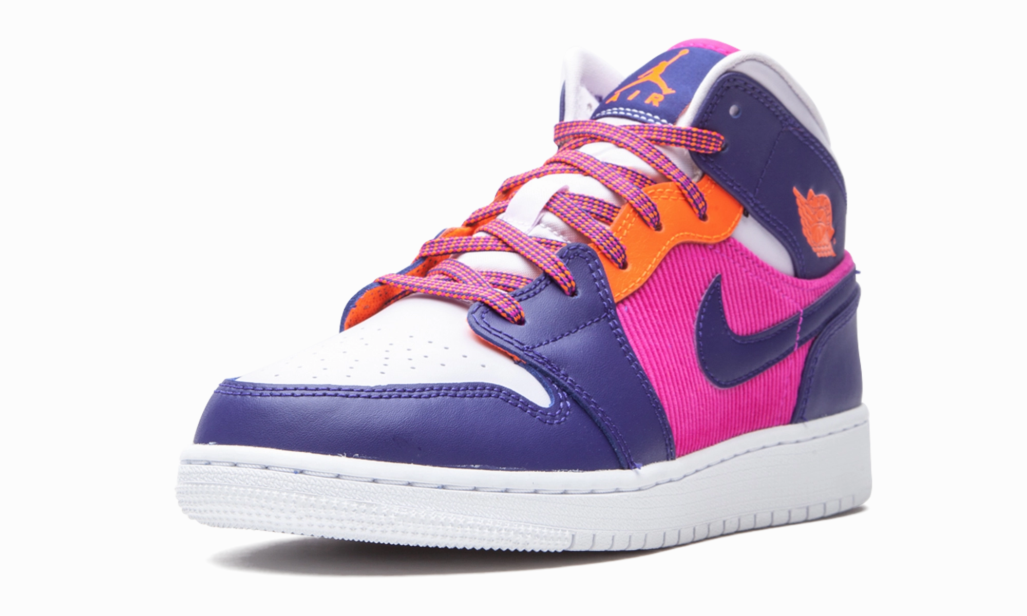 Wear resistant Air Jordan 1 Mid GS "Fire Pink"