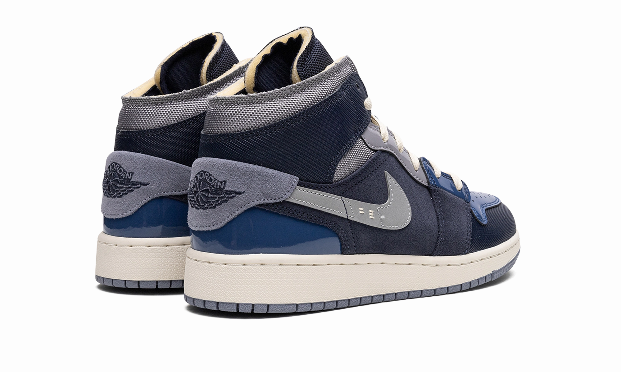 AIR JORDAN 1 MID SE CRAFT GS Quick lace Style Neutral