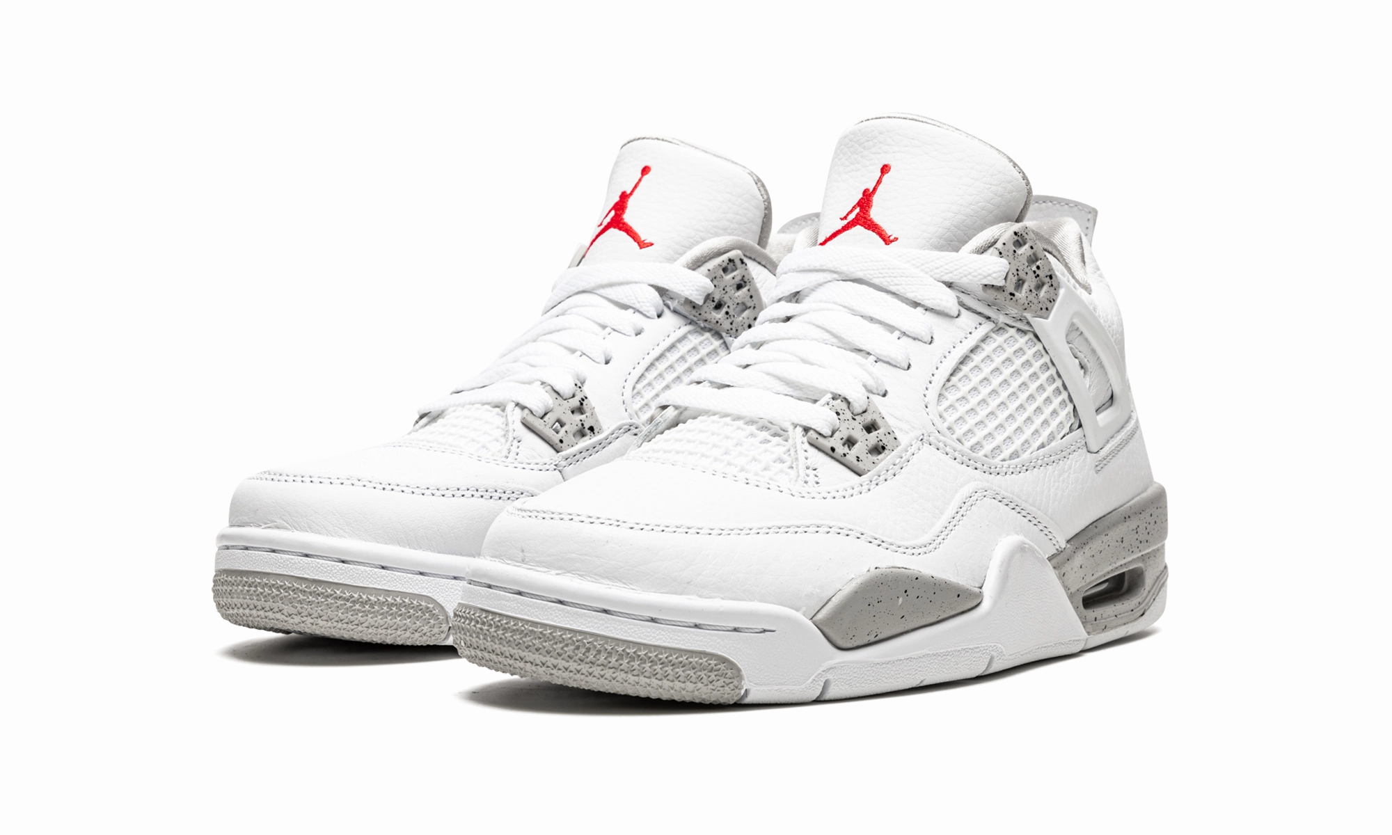 Air Jordan 4 Retro GS "White Oreo" Style Motion