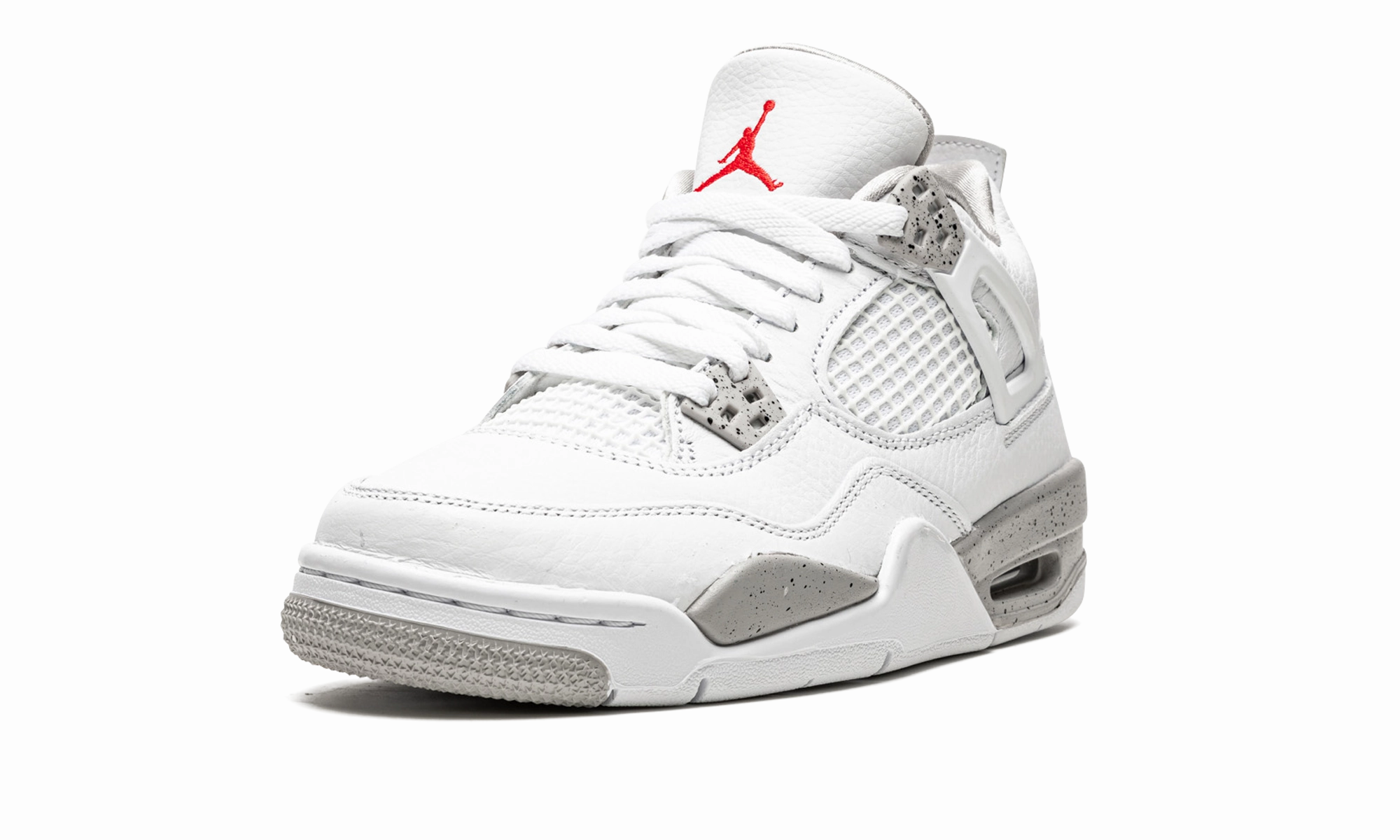 Statement flair Air Jordan 4 Retro GS "White Oreo"