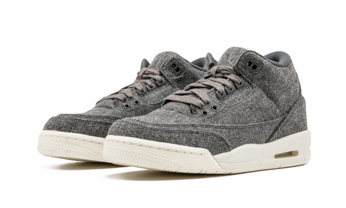 No Slip Air Jordan 3 Retro Wool GS "Wool"