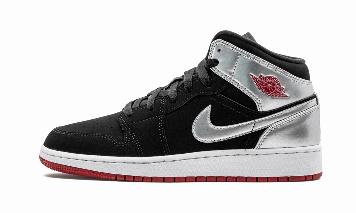 AIR JORDAN 1 MID GS Secure Style Bold materials