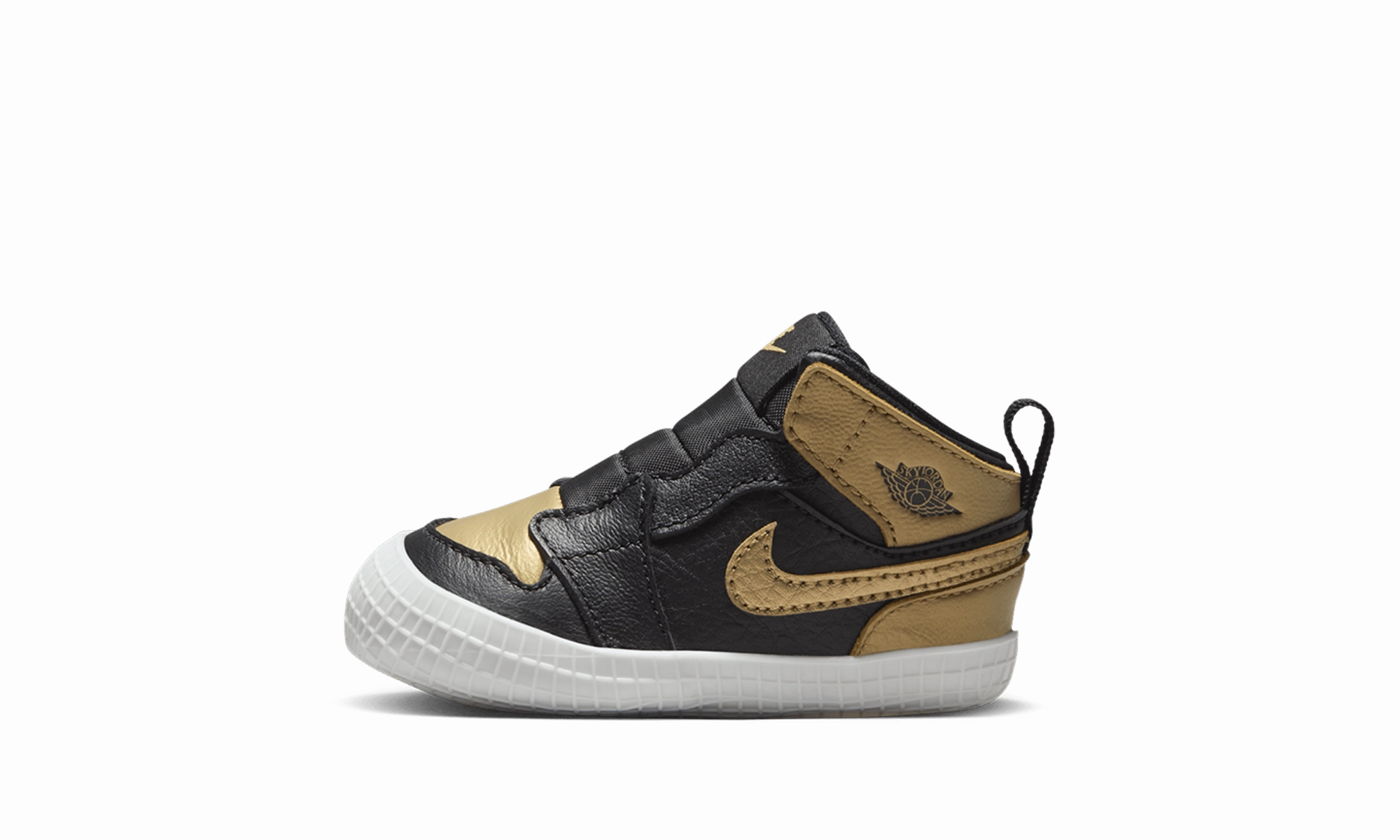 Air Jordan 1 TD "Black Metallic Gold" Refined touch