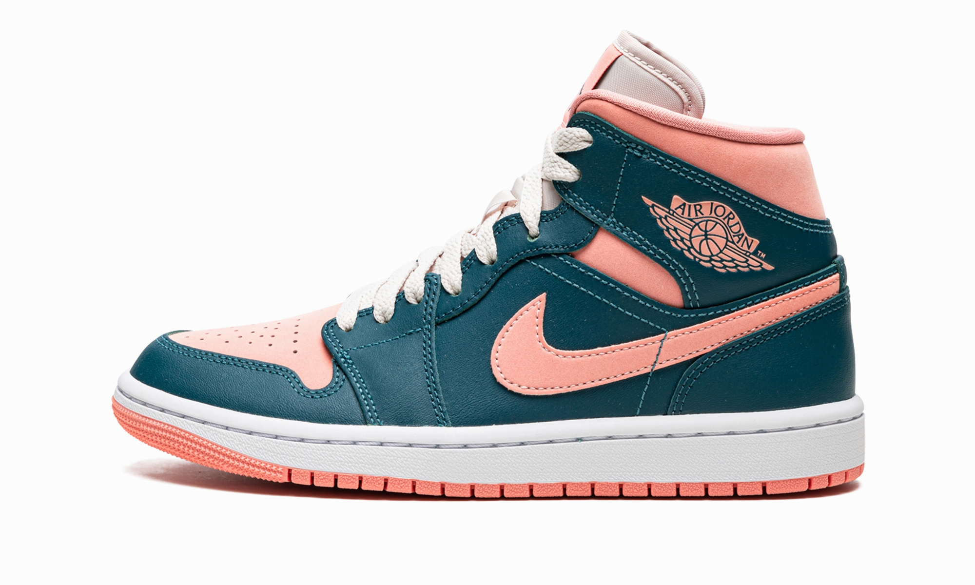 Built-in silhouette AIR JORDAN 1 MID WMNS "Dark Teal Green"