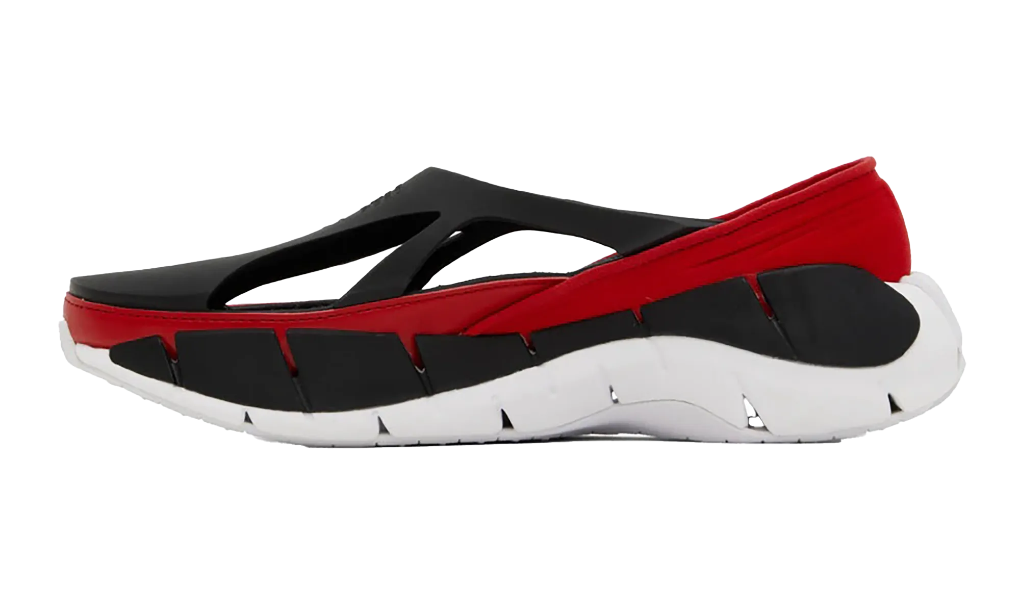 Project 0 CR X Maison Margiela "Black/Red" running in the rain