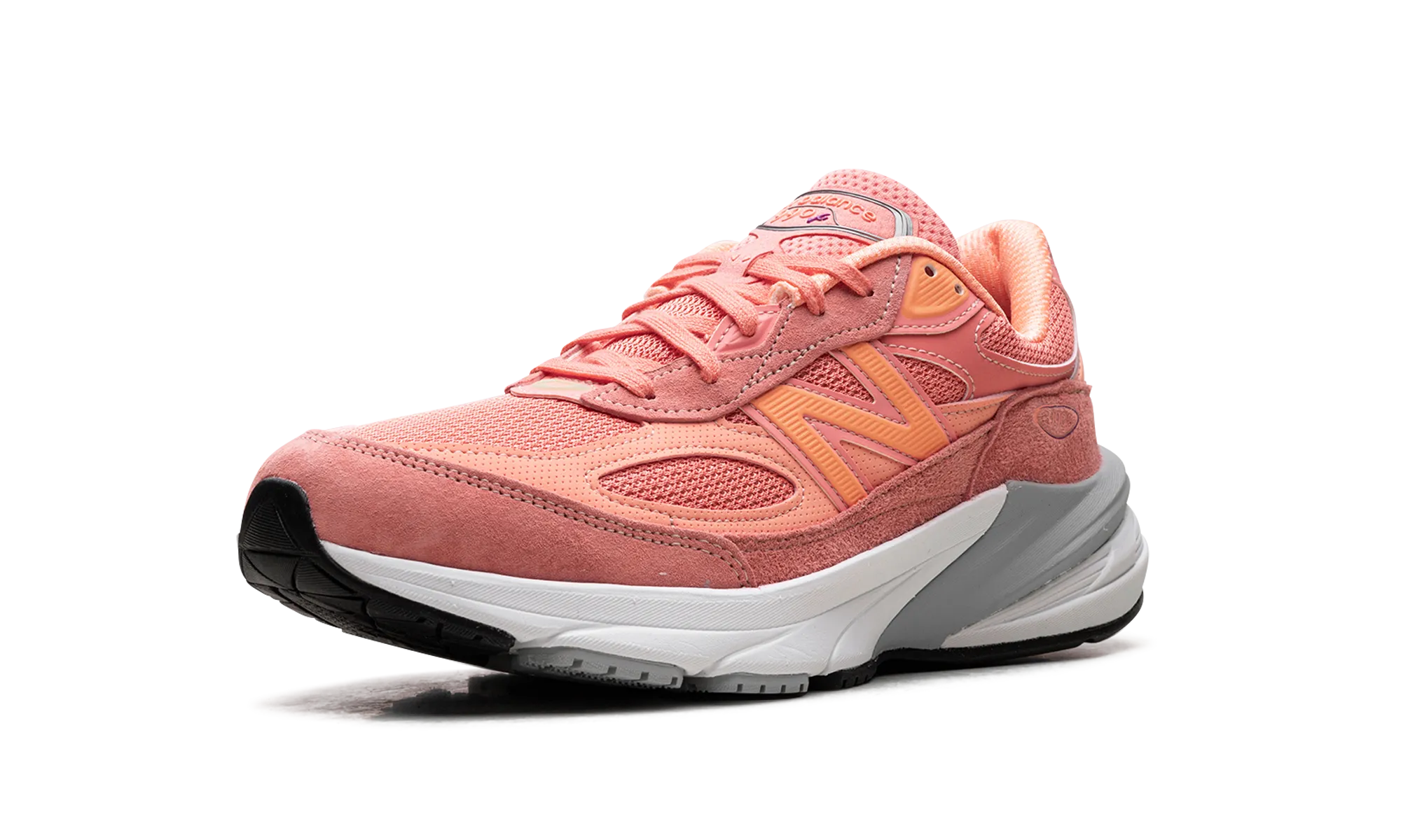 wide - toe - box - feature shoes wooden - floor shoes 990v6 "Salmon"