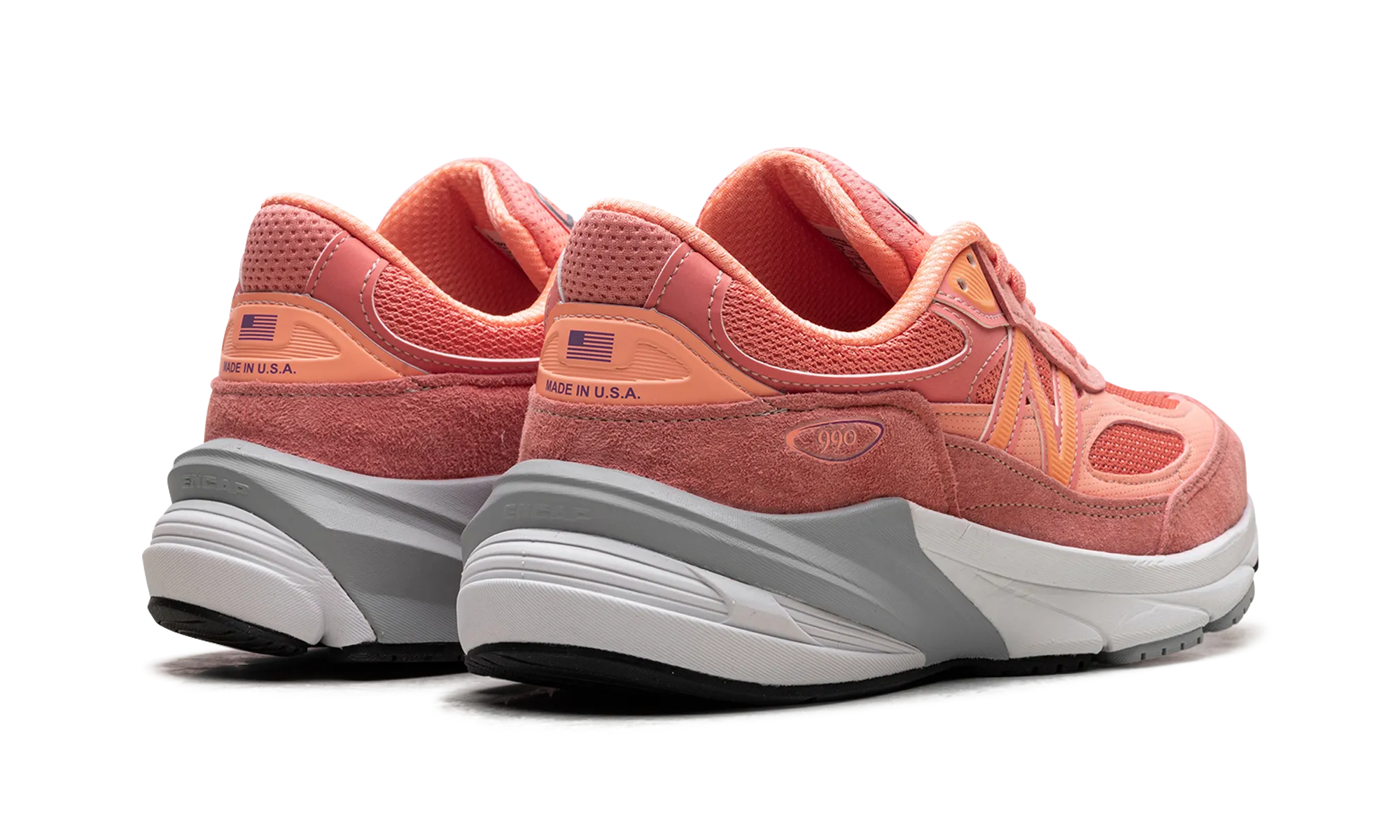 dual - density sole shoes 990v6 "Salmon"