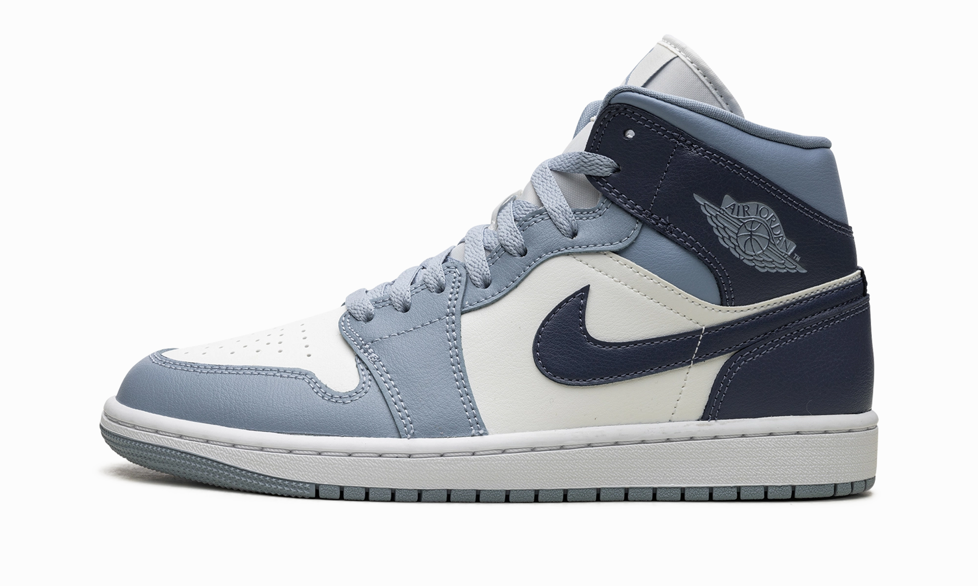 AIR JORDAN 1 MID WMNS "Two-Tone Blue" Hybrid style