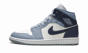 AIR JORDAN 1 MID WMNS "Two-Tone Blue" Hybrid style