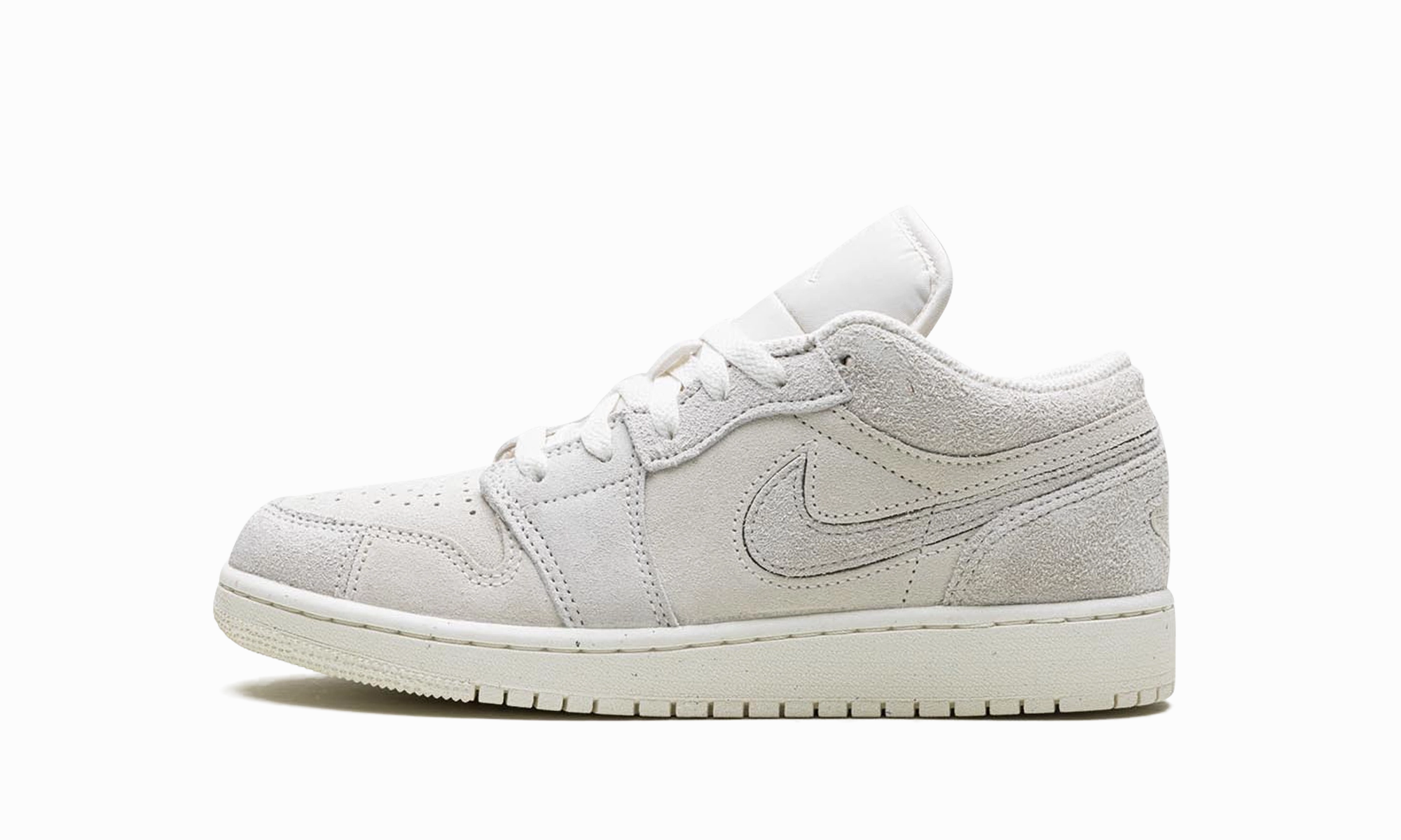 Jordan 1 Low SE Craft GS "Pale Ivory" Streamlined grip Maximum Cushioning