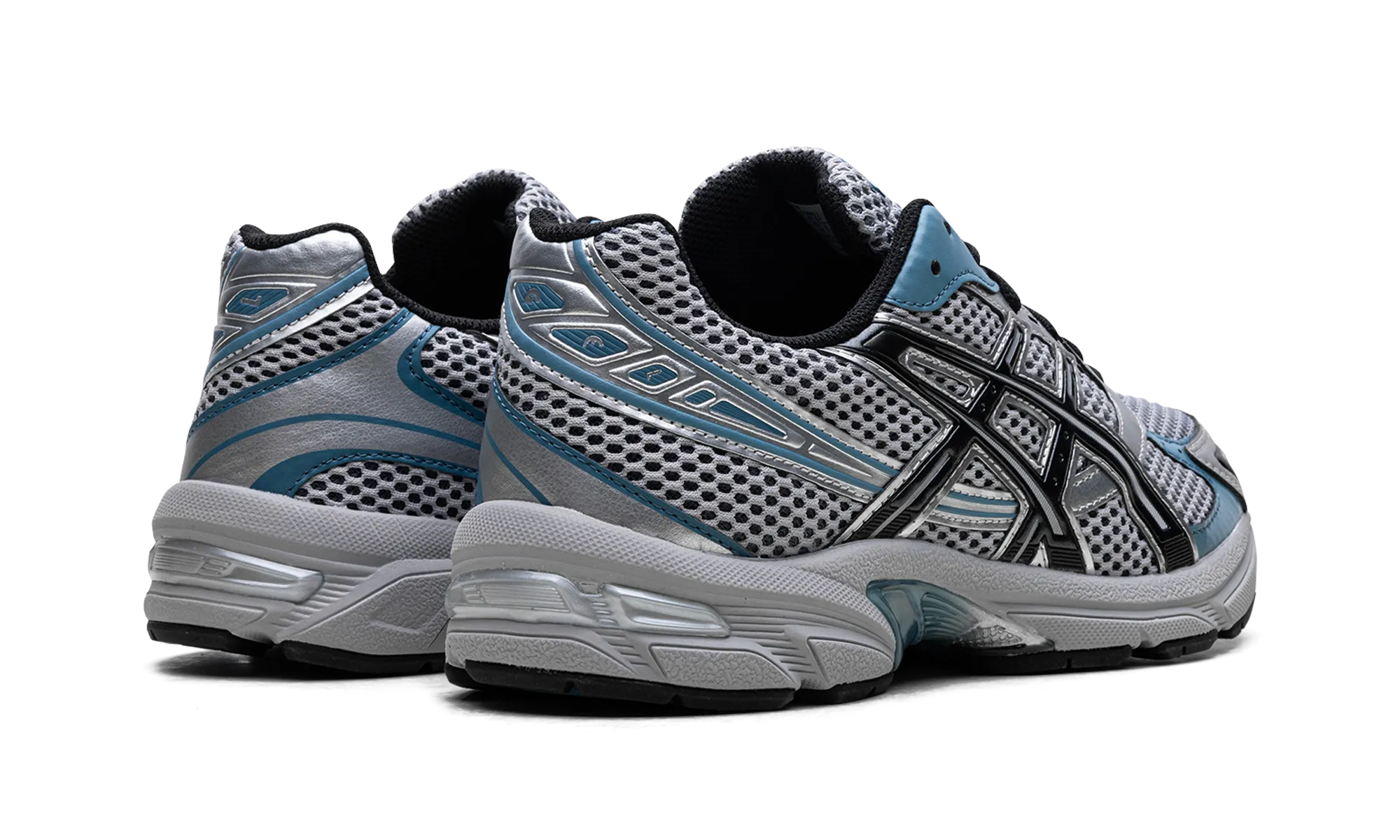 tear - resistant - fabric - strength shoes Gel-1130 "Black Blue Silver"