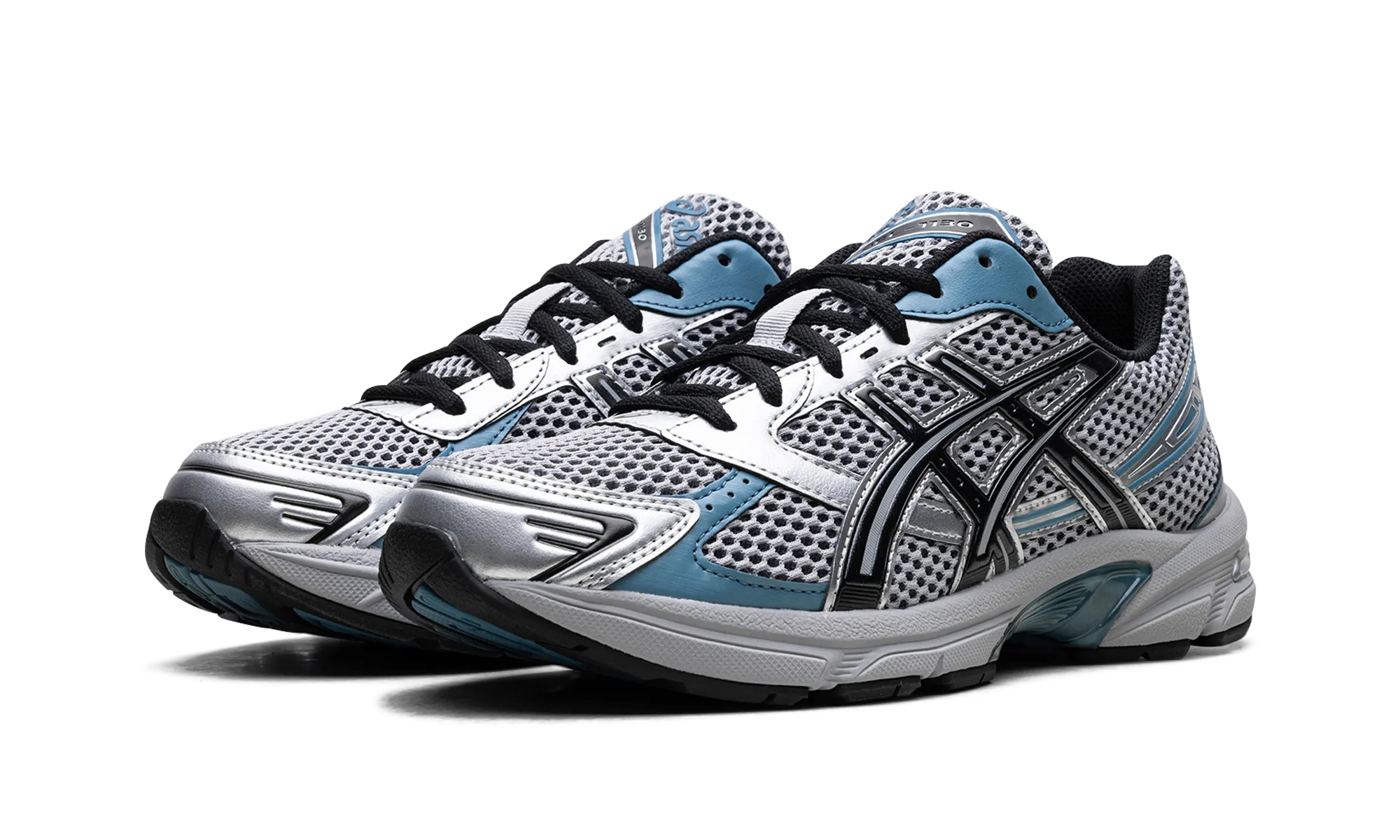 Gel-1130 "Black Blue Silver" shock - absorbing midsole shoes Happiness