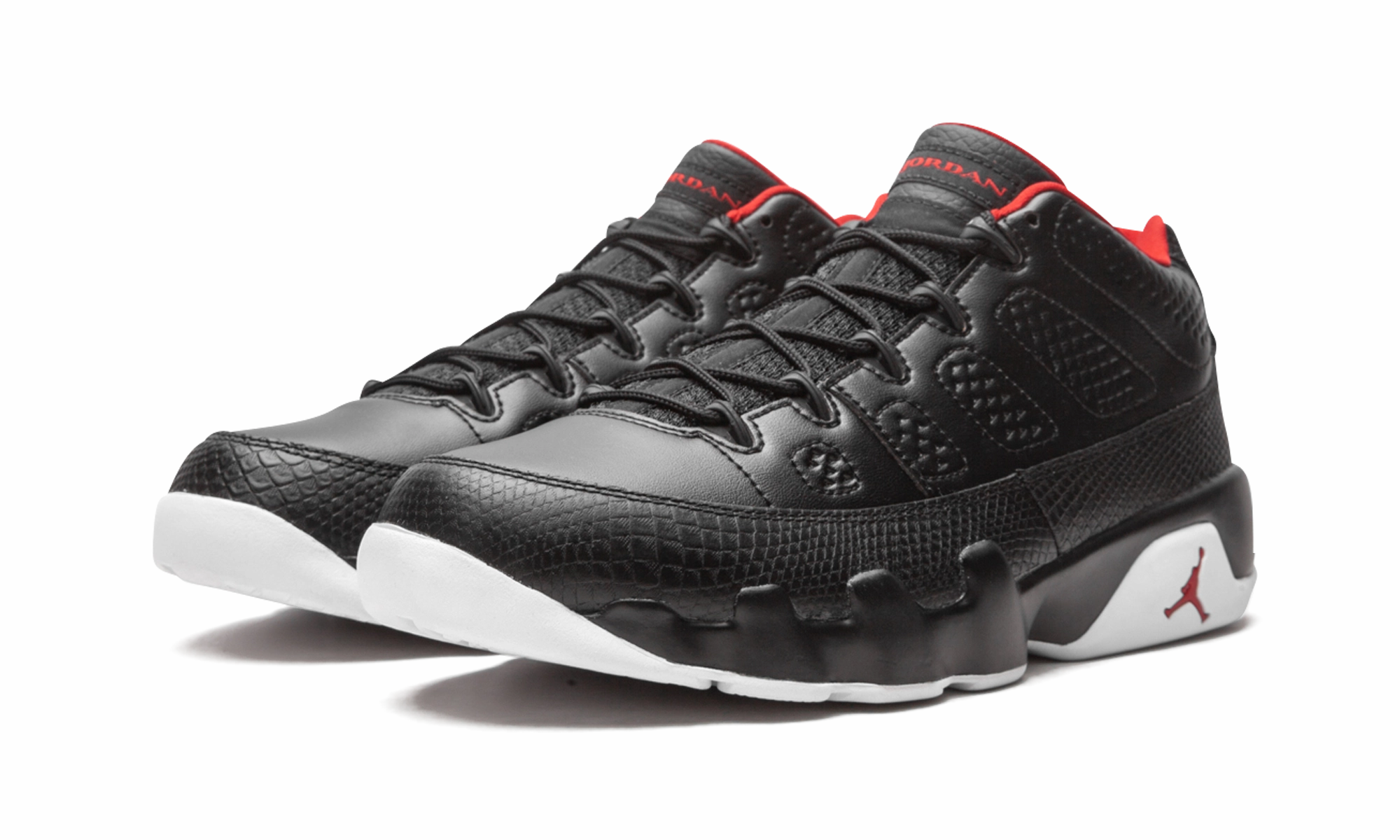 Air Jordan 9 Retro Low "Bred" Long-distance evening running shoe period
