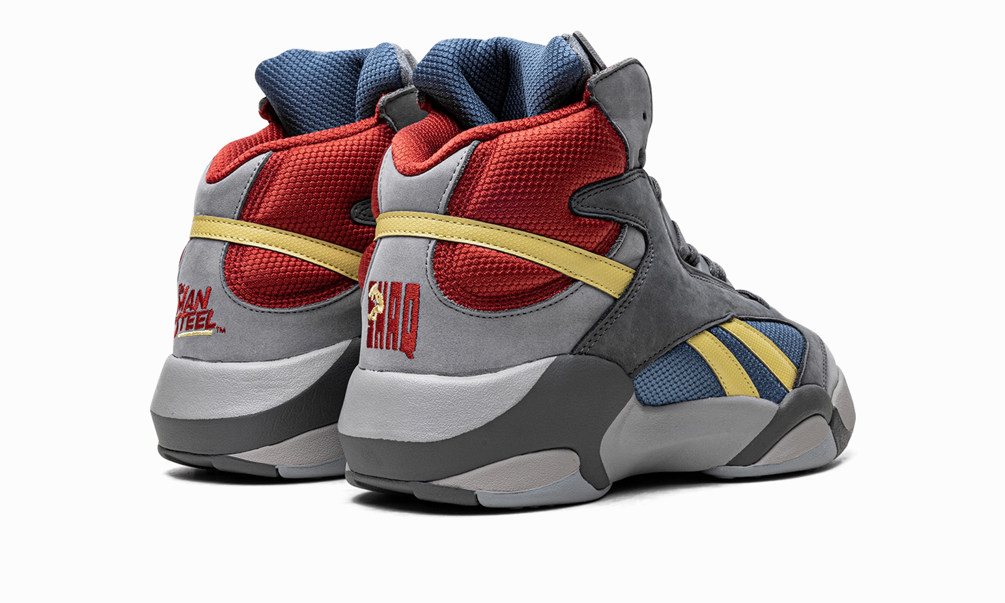 amateur runner raised sole shoes Shaq Attaq "Superman"