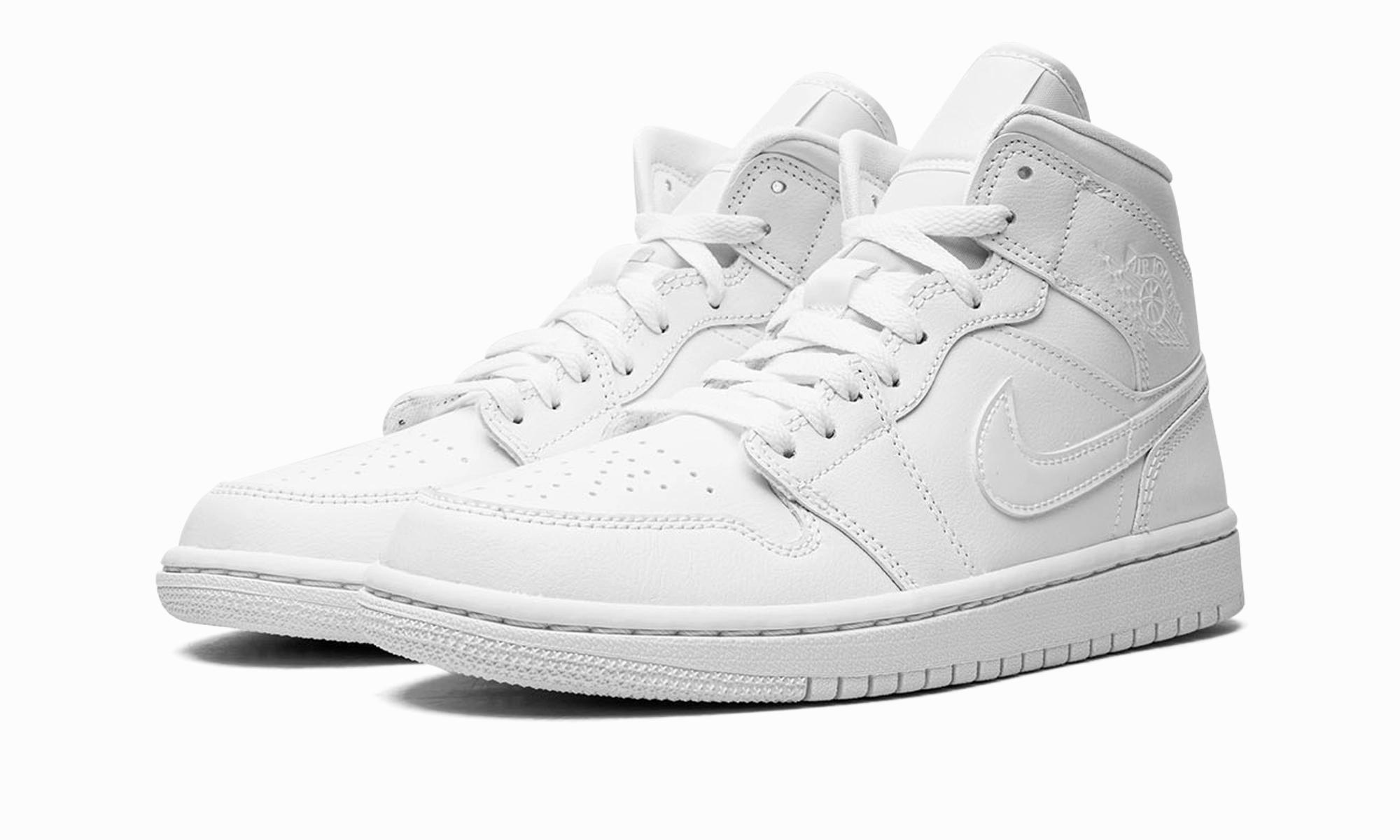 Sneaker Fit AIR JORDAN 1 MID WMNS "Triple White 2022"