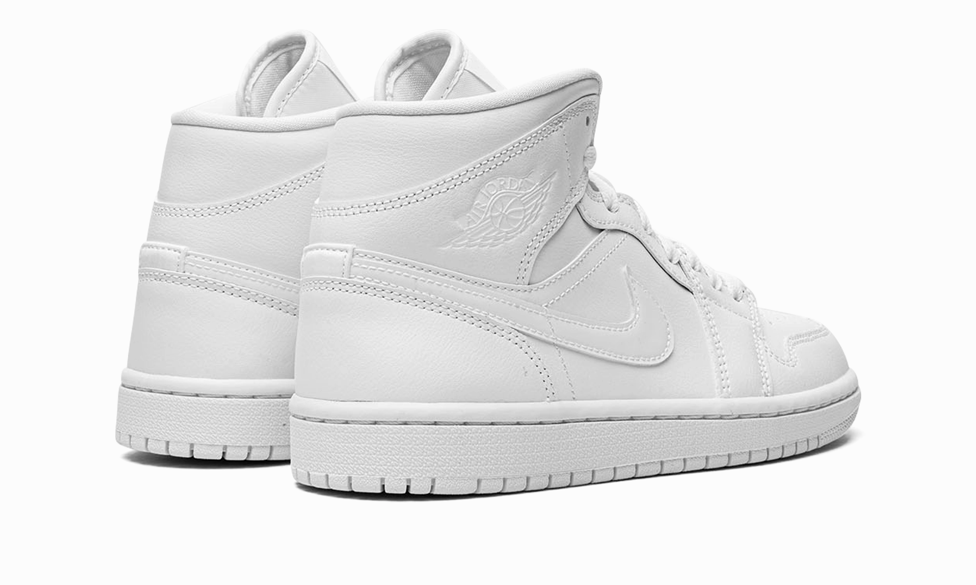 Precision fit AIR JORDAN 1 MID WMNS "Triple White 2022"