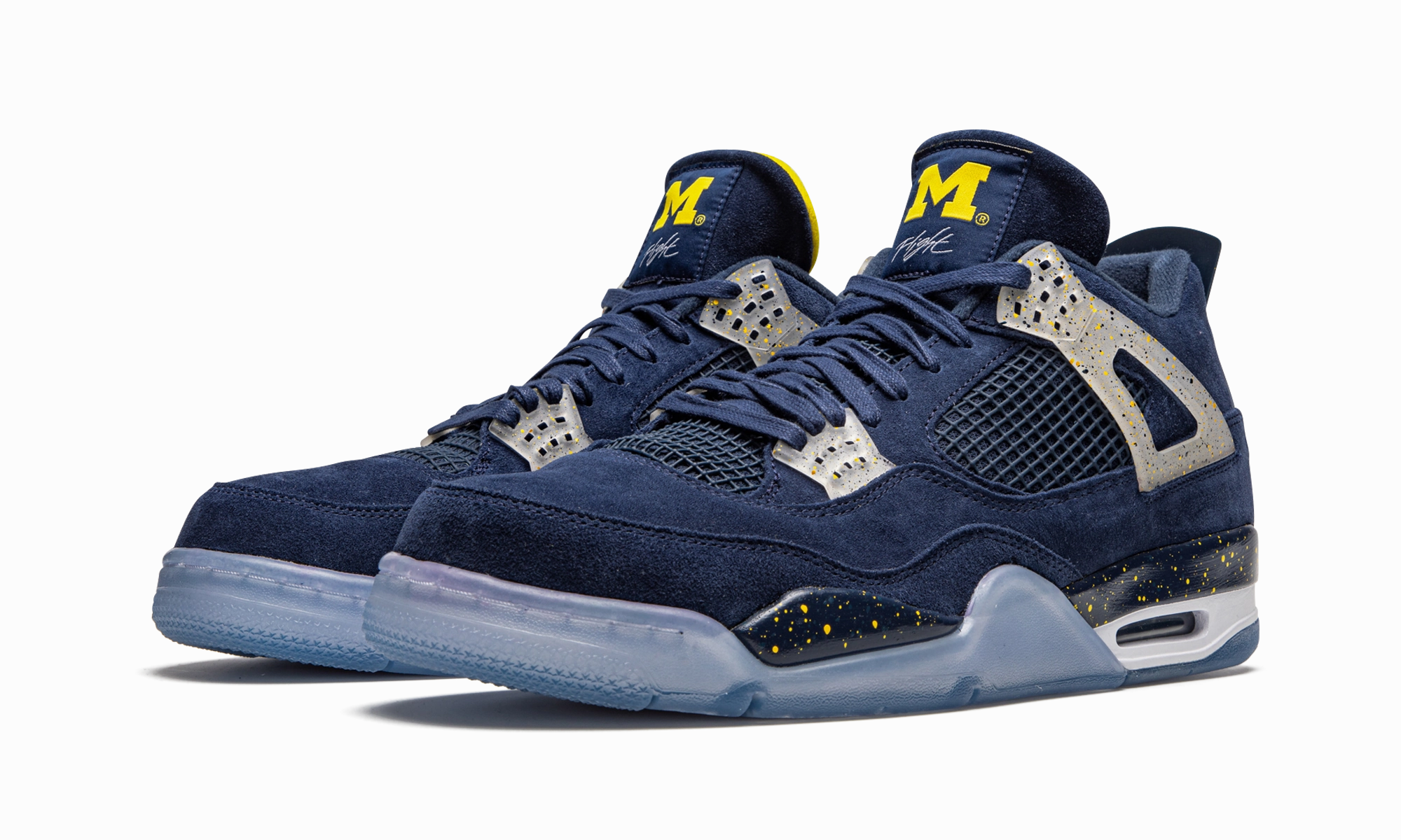 High Shine Air Jordan 4 Retro PE "Michigan"