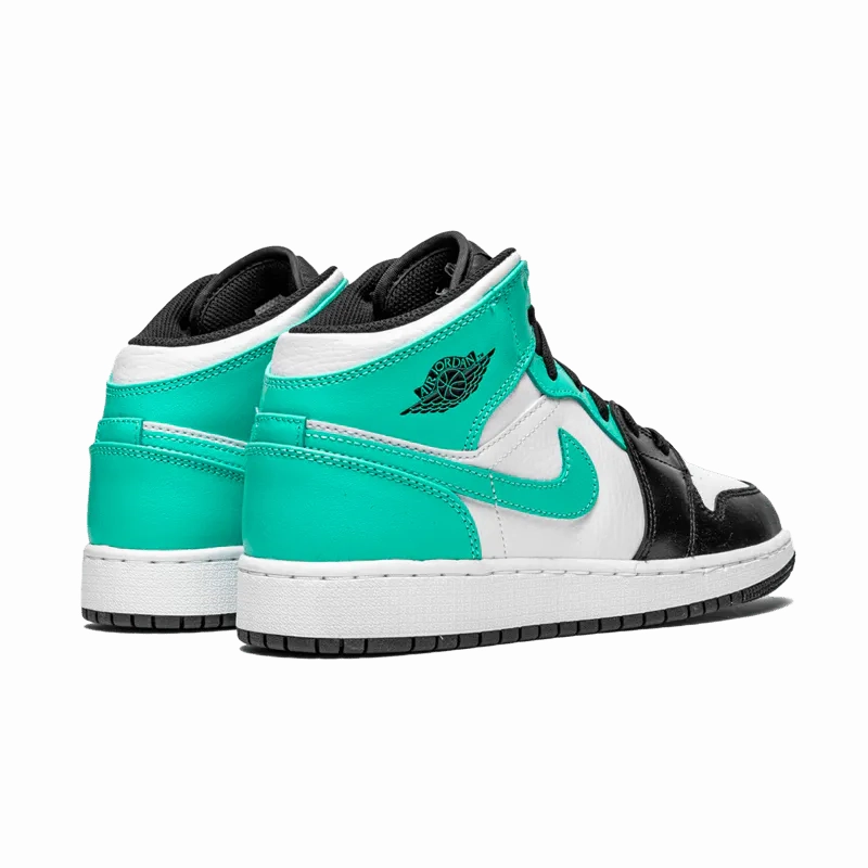 heavy - weight design shoes professional running shoes Air Jordan 1 Mid Tropical Twist Igloo Gs