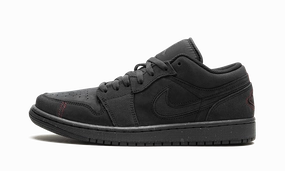 Cushioned Feel Effortless Glide Air Jordan 1 Low SE Craft "Dark Smoke Grey / Varsity Red"