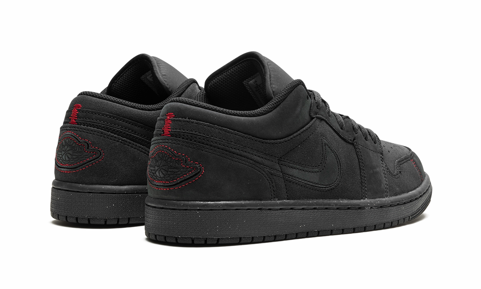 Air Jordan 1 Low SE Craft "Dark Smoke Grey / Varsity Red" Breathable Upper