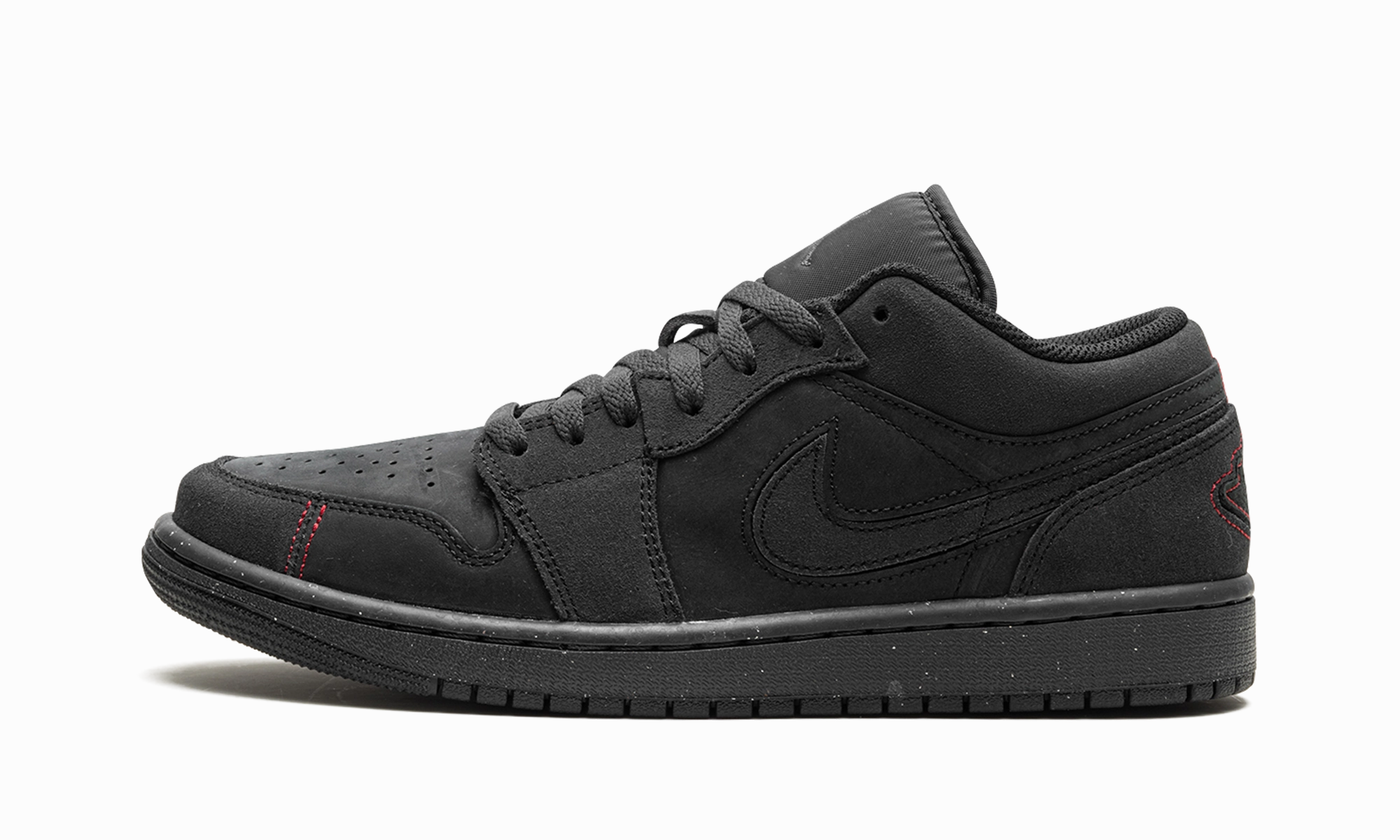 Cushioned Feel Effortless Glide Air Jordan 1 Low SE Craft "Dark Smoke Grey / Varsity Red"