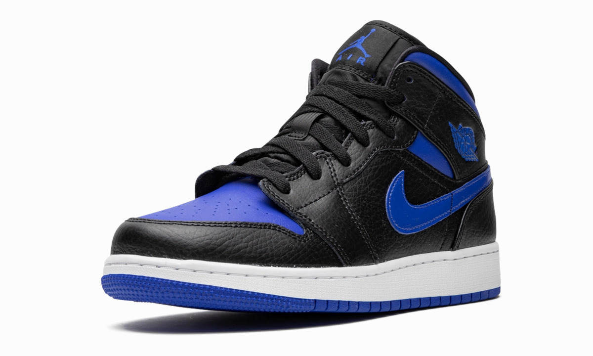 Air Jordan 1 MID GS "Black Royal" Reliable flair