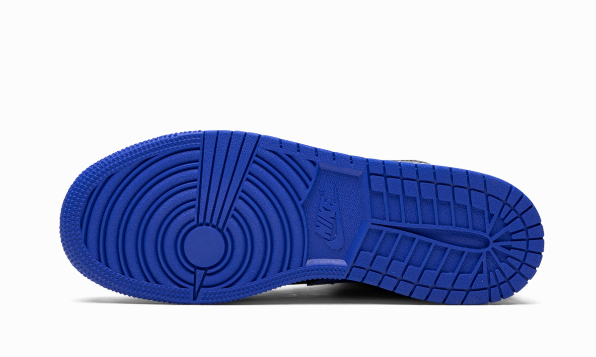 Air Jordan 1 MID GS "Black Royal" Trend-setting wear Flexible Lining