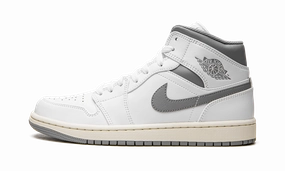 Fresh Walks Air Jordan 1 Mid "White / Stealth Grey"