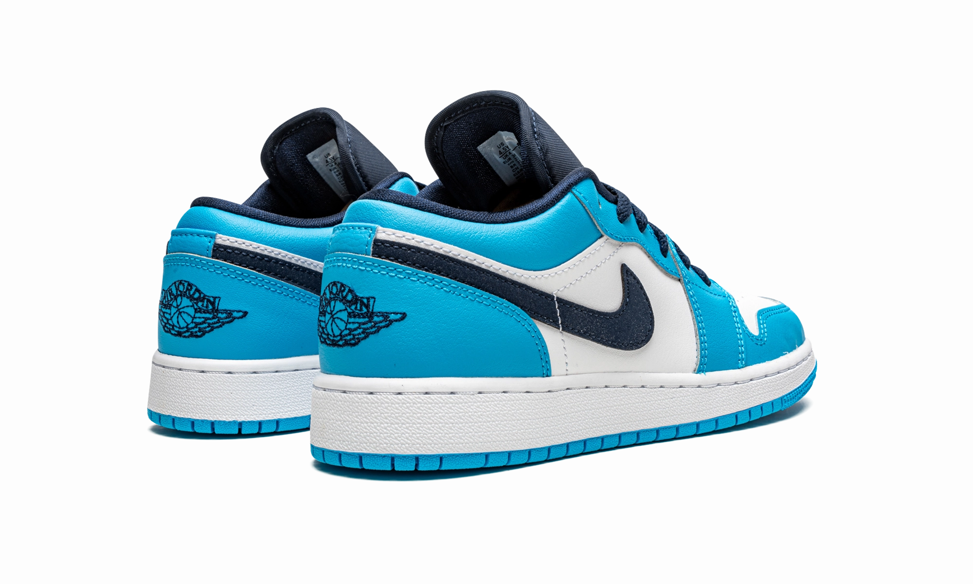Air Jordan 1 Low GS "UNC" Neutral Walk On Foot