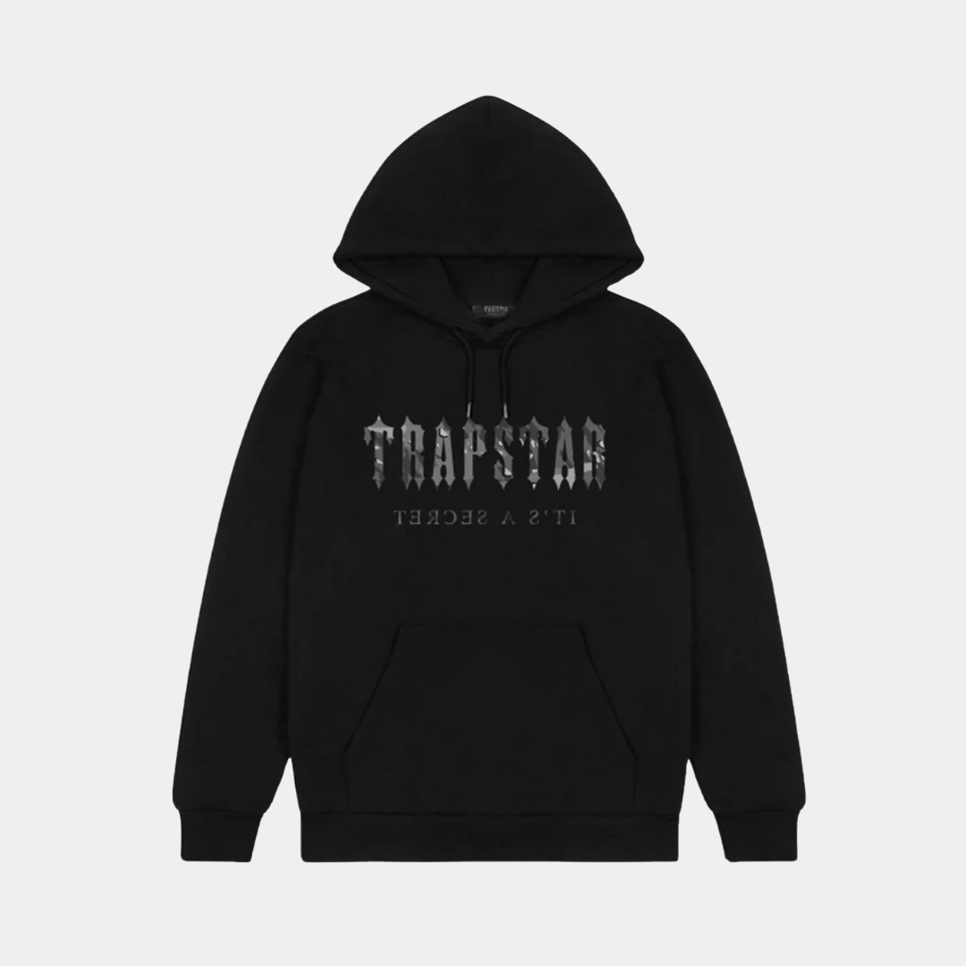 Road Running Trapstar Decoded Hoodie - Blackout Camo