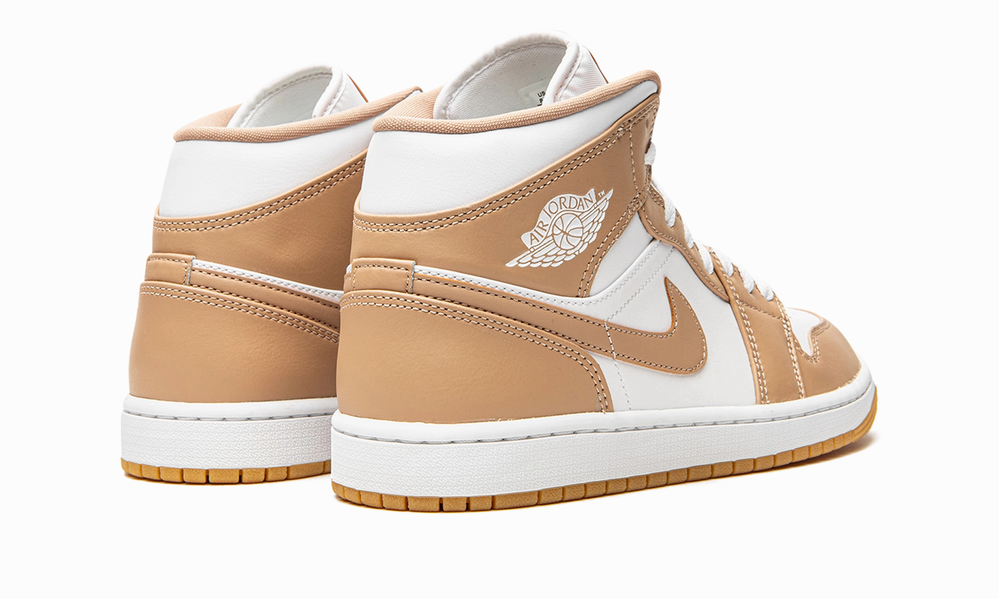 Modern Construction Classy flair Air Jordan 1 Mid "Tan / Gum"