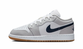 Modern Outfit Elevated shock absorption Jordan 1 Low GS "White Neutral Grey Gum Midnight Navy"