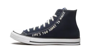 Chuck Taylor All Star Hi "Life's Too Short to Waste" Chic Style