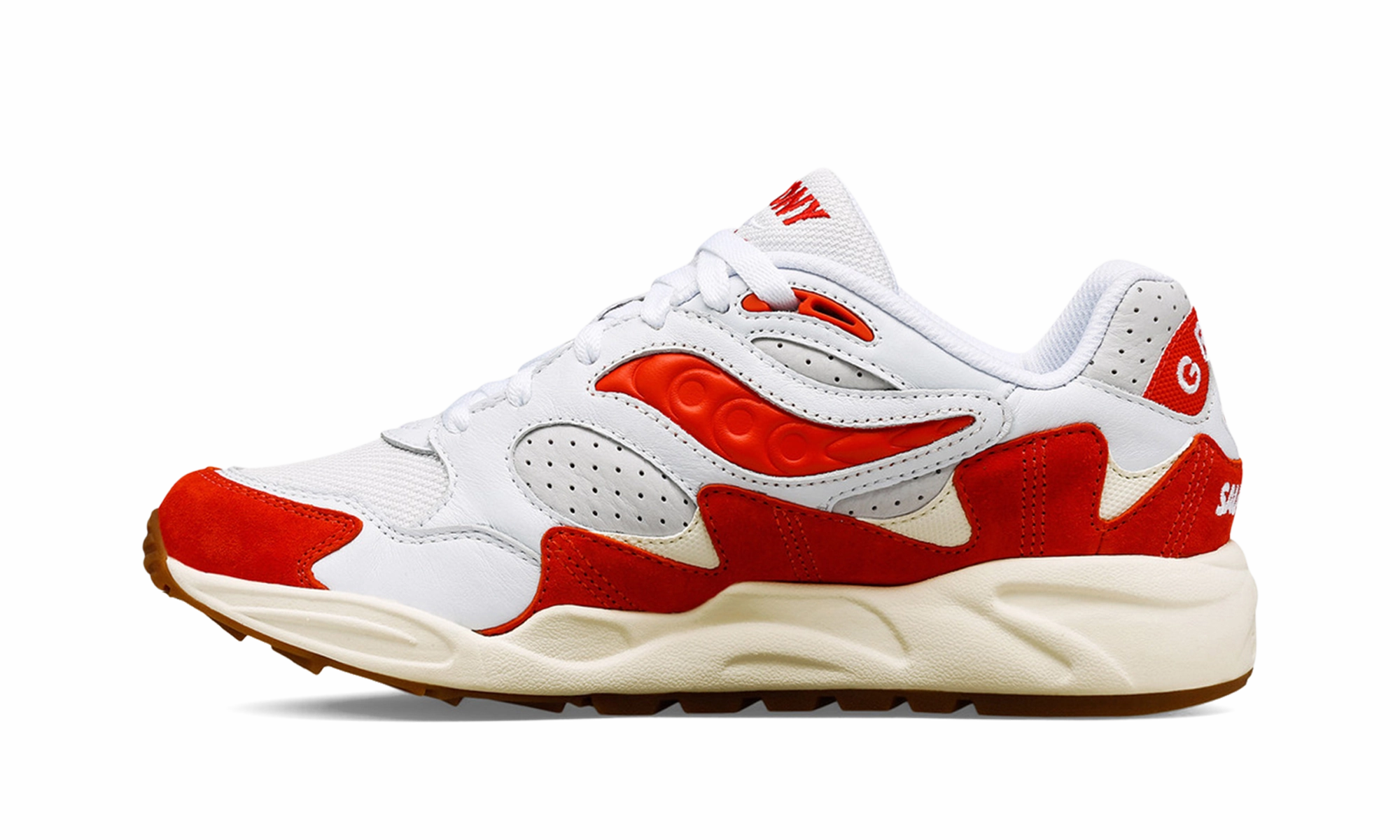 Grid Shadow 2 "Ivy Prep White Red" secure fastening shoes