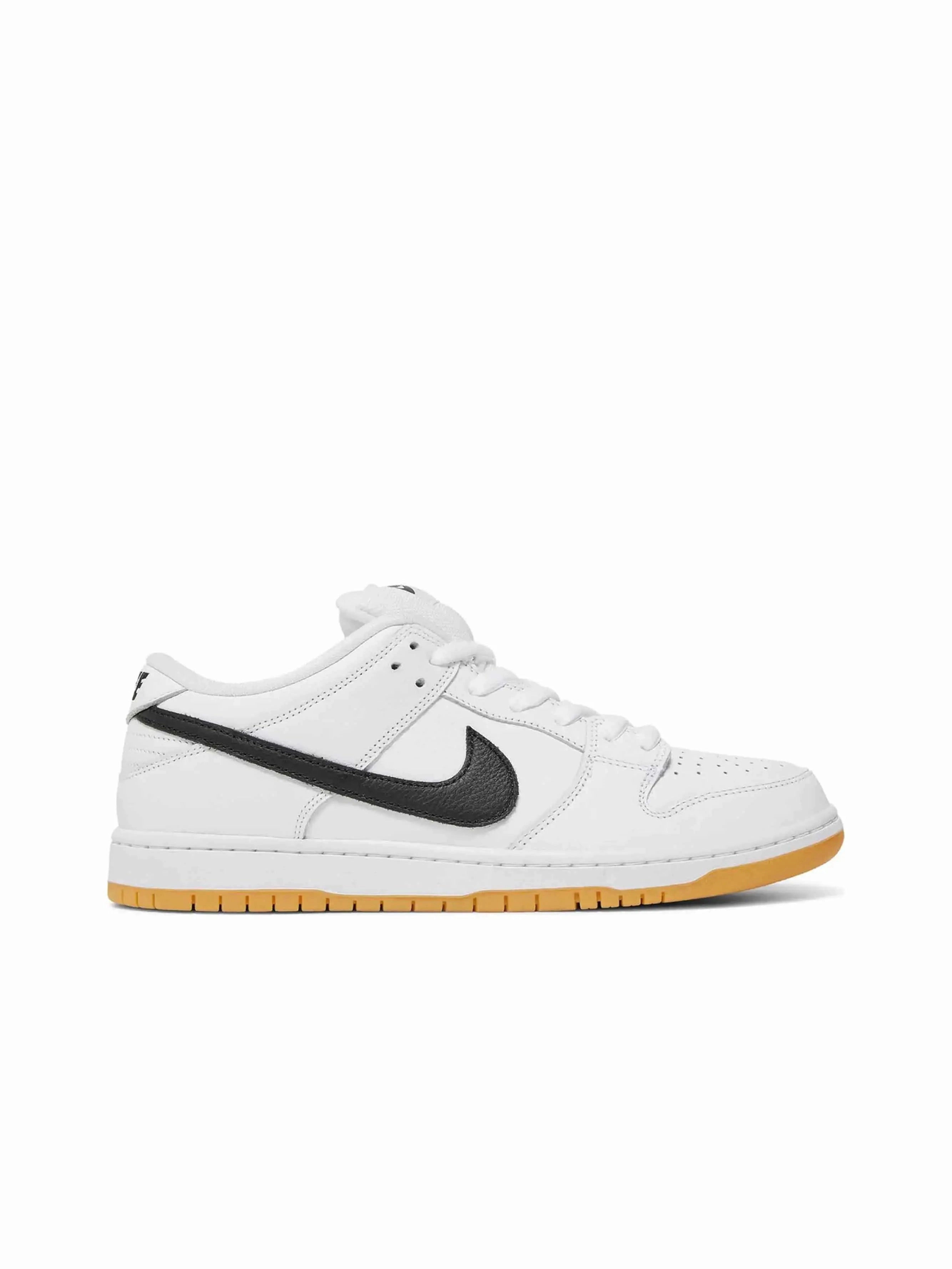 Nike SB Dunk Low Pro White Gum running in international races shoes Obstacle course readiness