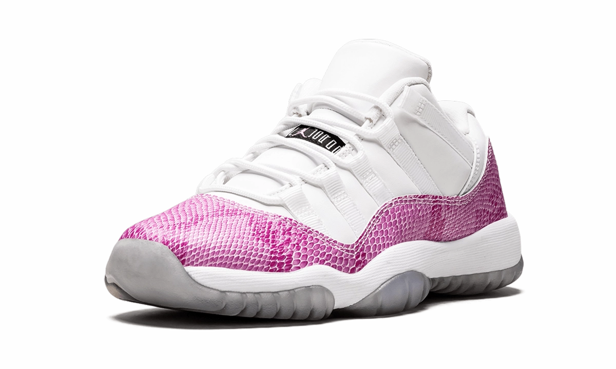 short - distance running shoes Air Jordan 11 Retro Low GS "Snake"