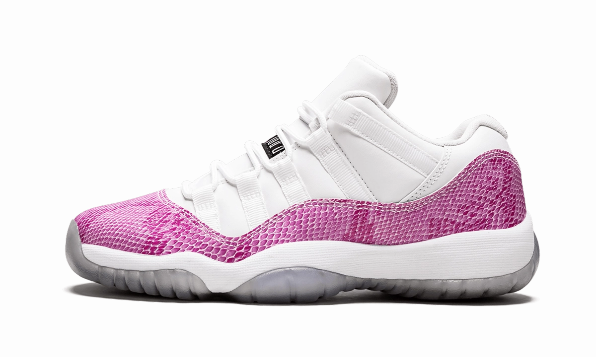 Air Jordan 11 Retro Low GS "Snake" Obstacle course readiness padded toe