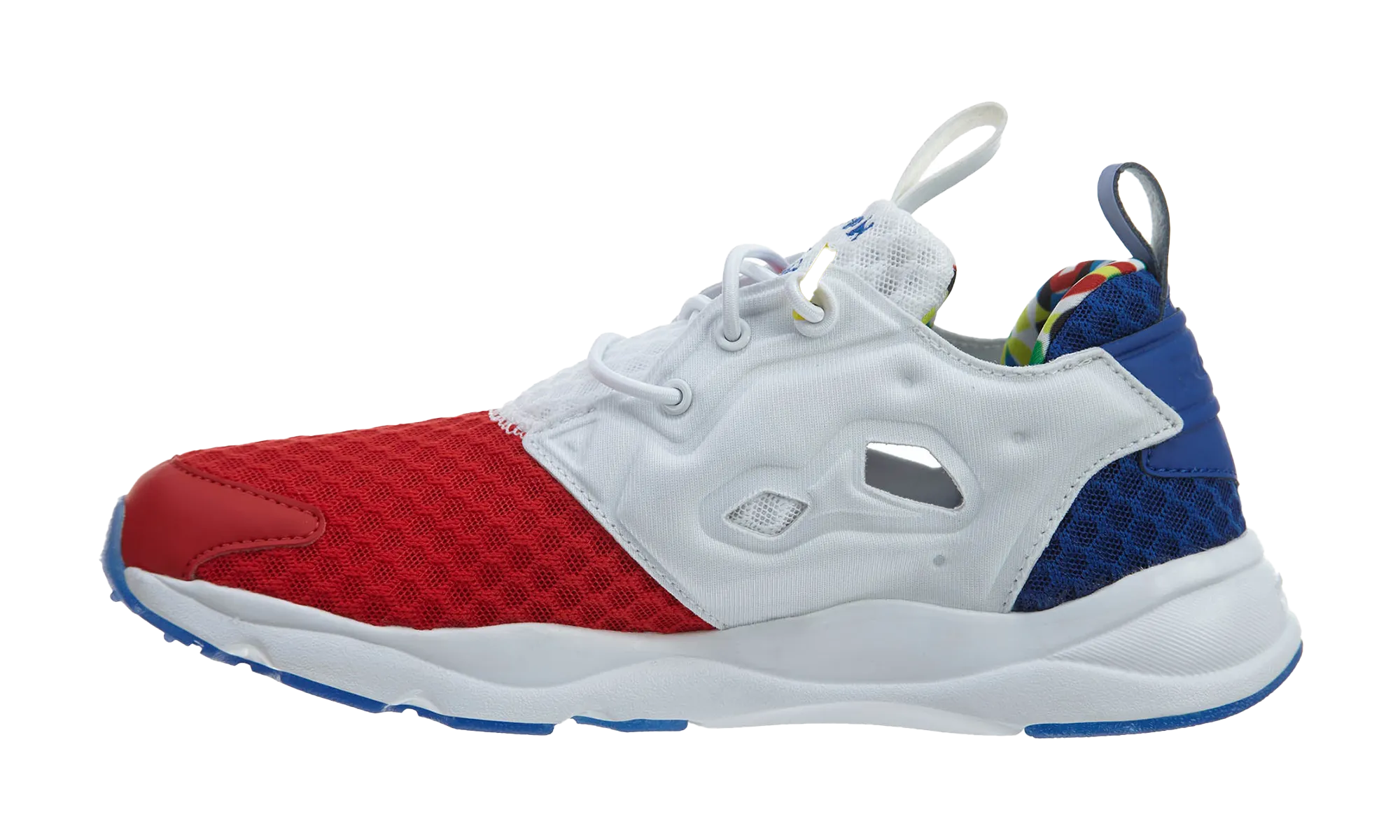 Furylite Bf "WHITE / SCARLET / TMDRKROYAL" running in city shoes calf - high running shoes