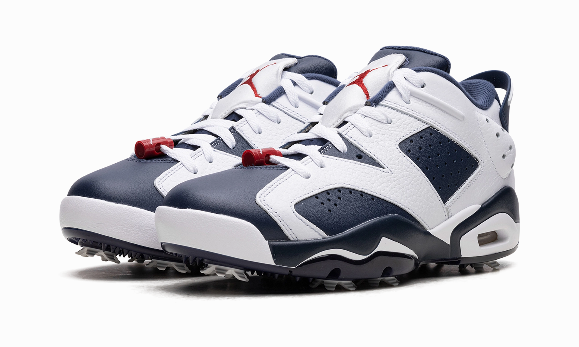 Air Jordan 6 Golf "Olympic" solo running rubber - sole shoes