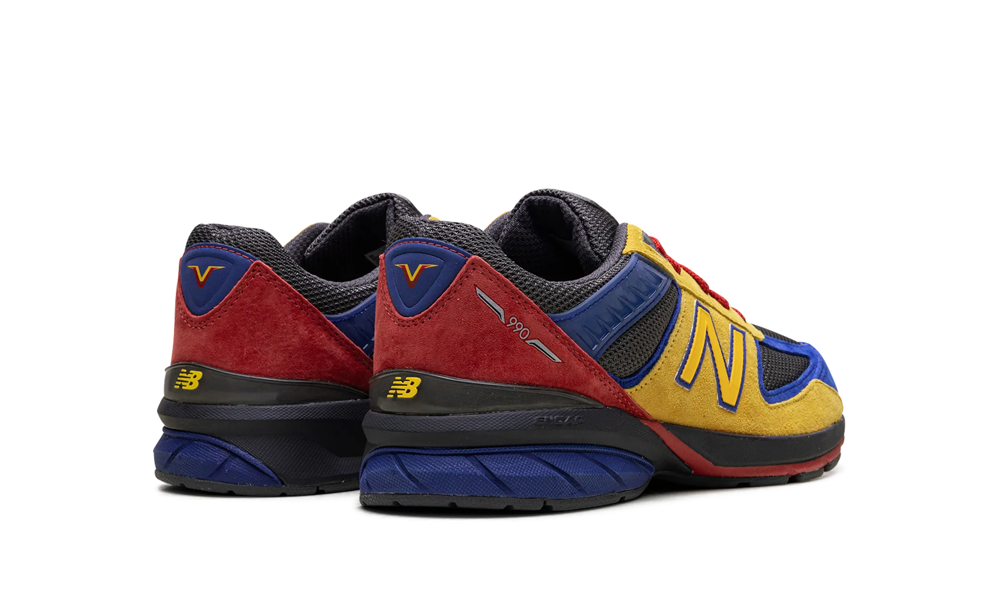 green shoes travel - friendly shoe perk 990 GS "Yellow Red Blue"