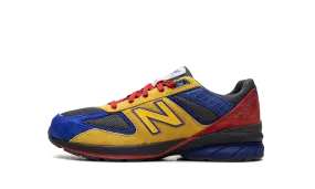 990 GS "Yellow Red Blue" high - top footwear check - design shoes