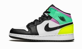 Run Fast Built-in comfort Air Jordan 1 Mid GS "Pastel"