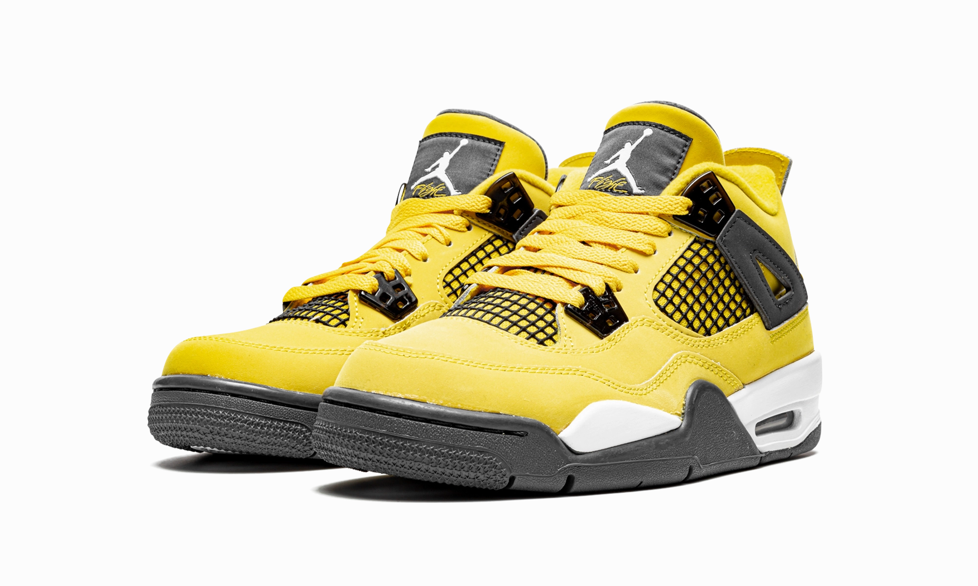 Air Jordan 4 Retro GS "Lightning 2021" Soft Fabric Secure Sole