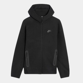 Nike Tech Fleece Hoodie - Black (4th Gen - New Season) Outdoor Performance Durable Wear