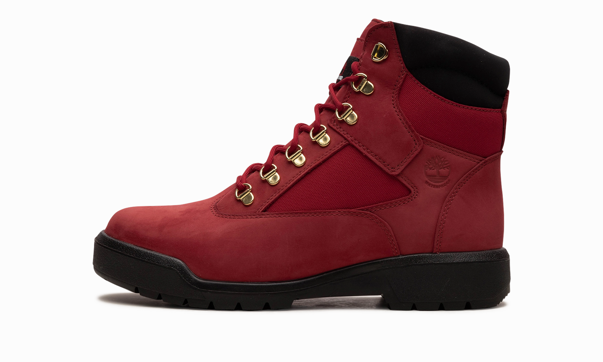 6 Inch Field Boots "Dark Red" All Day Comfort Outdoor Daily